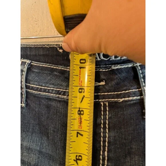 Grace in LA Women's Blue Boot Cut Jeans - Picture 8 of 9